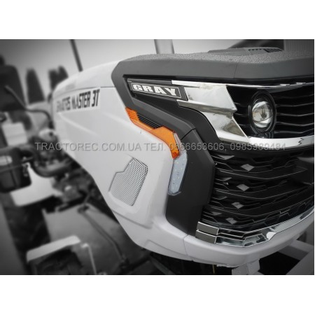 Мототрактор БУЛАТ Т-25 МАЙСТЕР III з триточковою навіскою, передньою гідросистемою, грузи, дуга безпеки, фреза 140 см. Найкращий мінітрактор на ринку